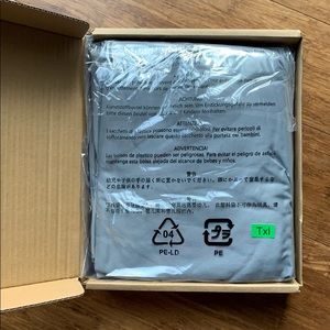 Twin XL microfiber sheet set NEW Dark grey in box